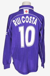 FIORENTINA 2000/2001 - MATCHWORN - RUI COSTA - HOME